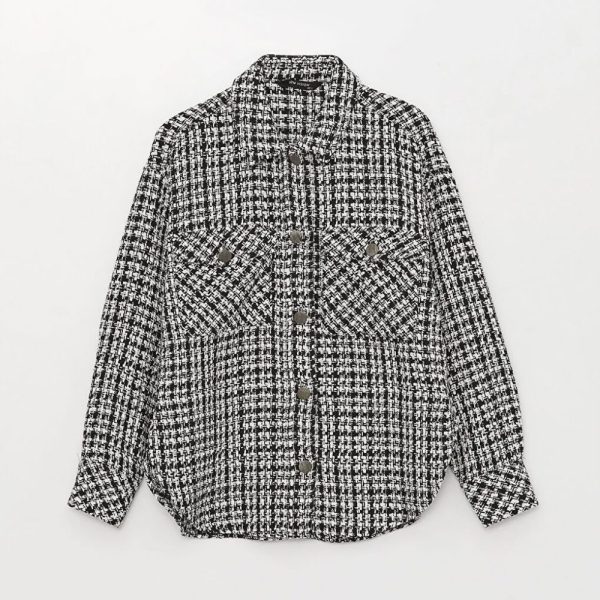 Blusa Preta e Branca